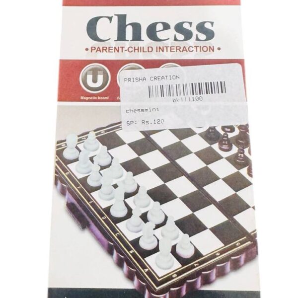 Mini Magnetic Chess Set for Kids & Adults – Portable Travel Chess Board Ga
